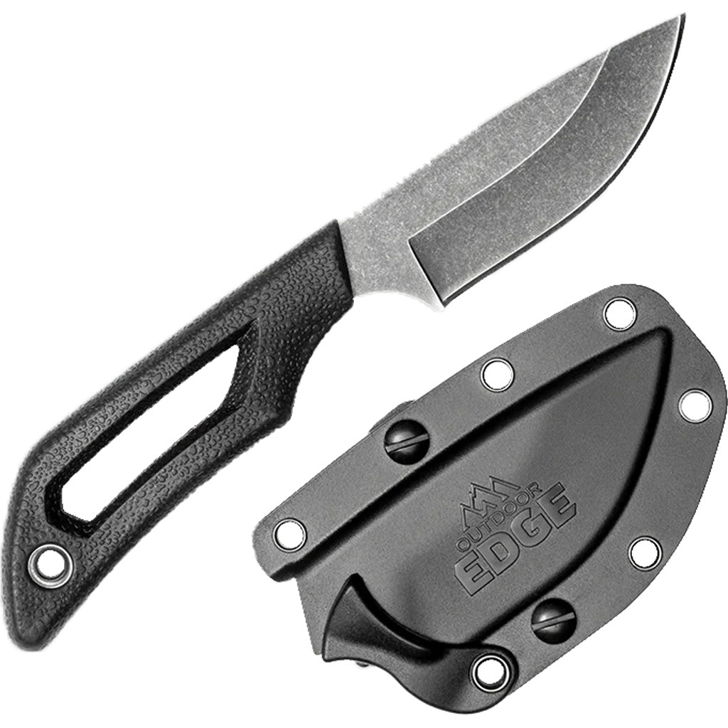 Outdoor Edge Pivot Drop Point Black - Versatile Folding Knife with 2.5 Inch Blade