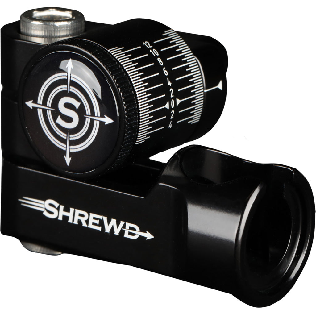 Shrewd Archery Atlas V-Bar Gloss Black Single - Premium Stabilizer Mount