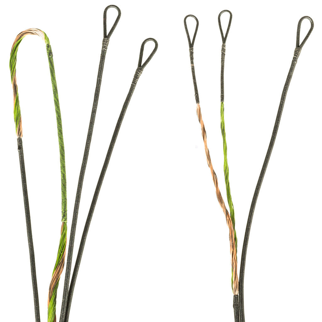 First String Premium String Kit Green/Brown Elite Enlist - Performance String and Cables