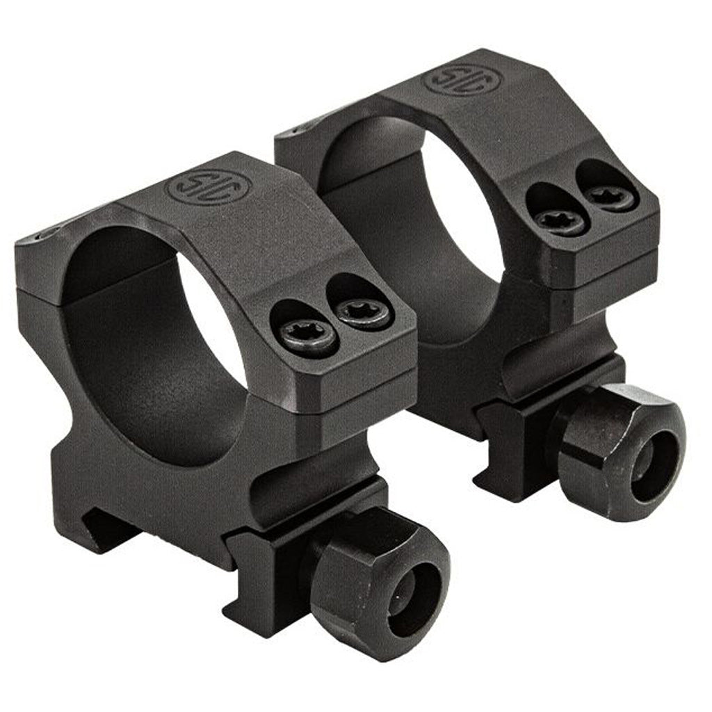 Sig Sauer Alpha1 Hunting Aluminum Scope Rings Matte Black 34mm High