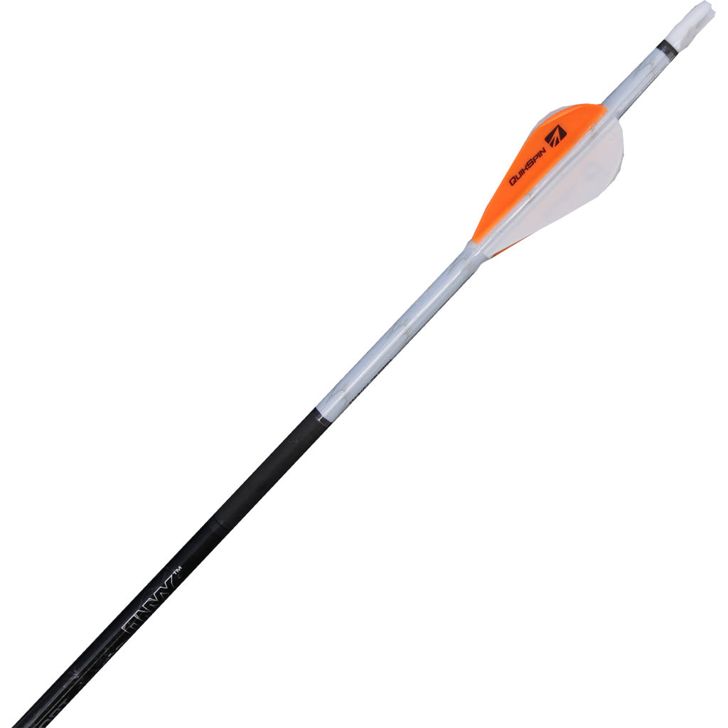 New Archery Products NAP Quikfletch Twister Fletch Rap White and Orange 2 in.