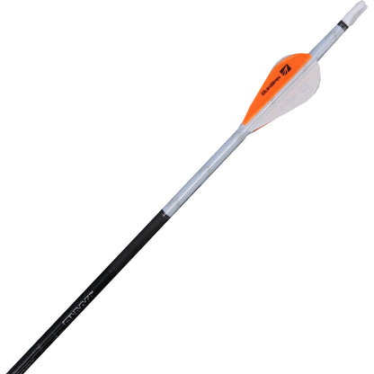 New Archery Products NAP Quikfletch Twister Fletch Rap White and Orange 2 in.