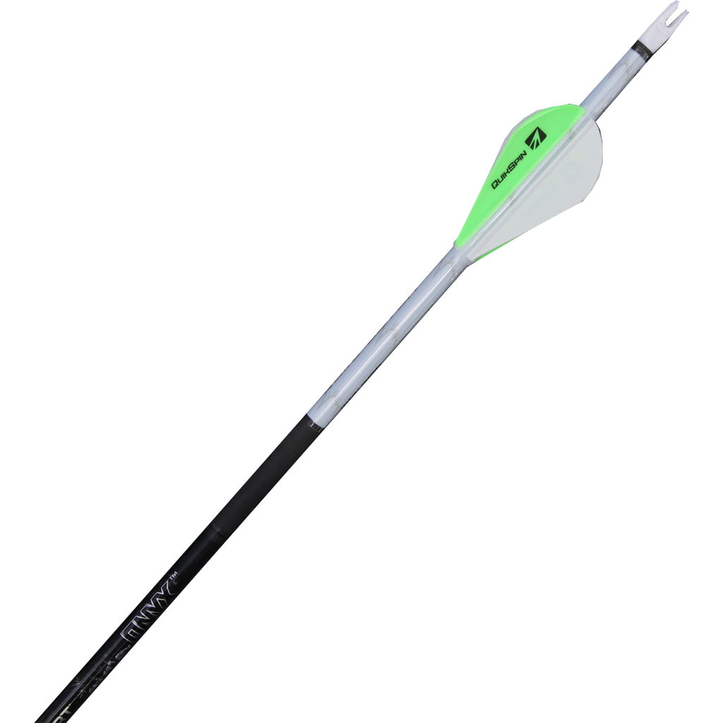 New Archery Products NAP Quikfletch Quickspin 4 Fletch Rap White and Green