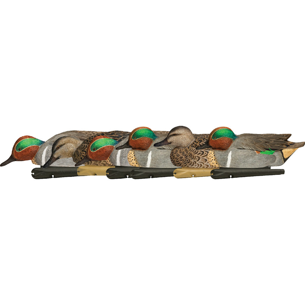 Avian-X Top Flight Duck Decoys Green-Winged Teal 6 Pack - Realistic Hunting Gear