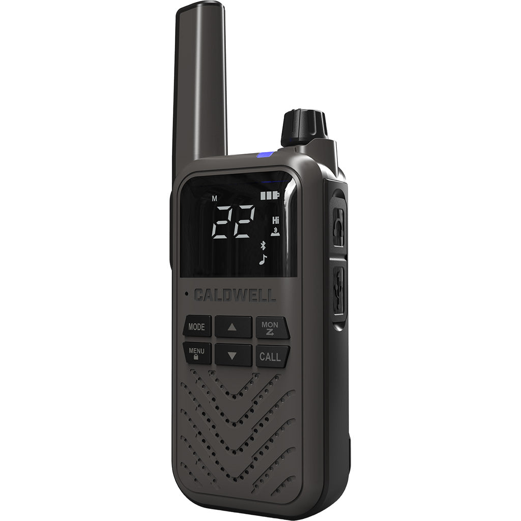 Caldwell E-Max Link Walkie Talkie Black - Bluetooth Communication Device