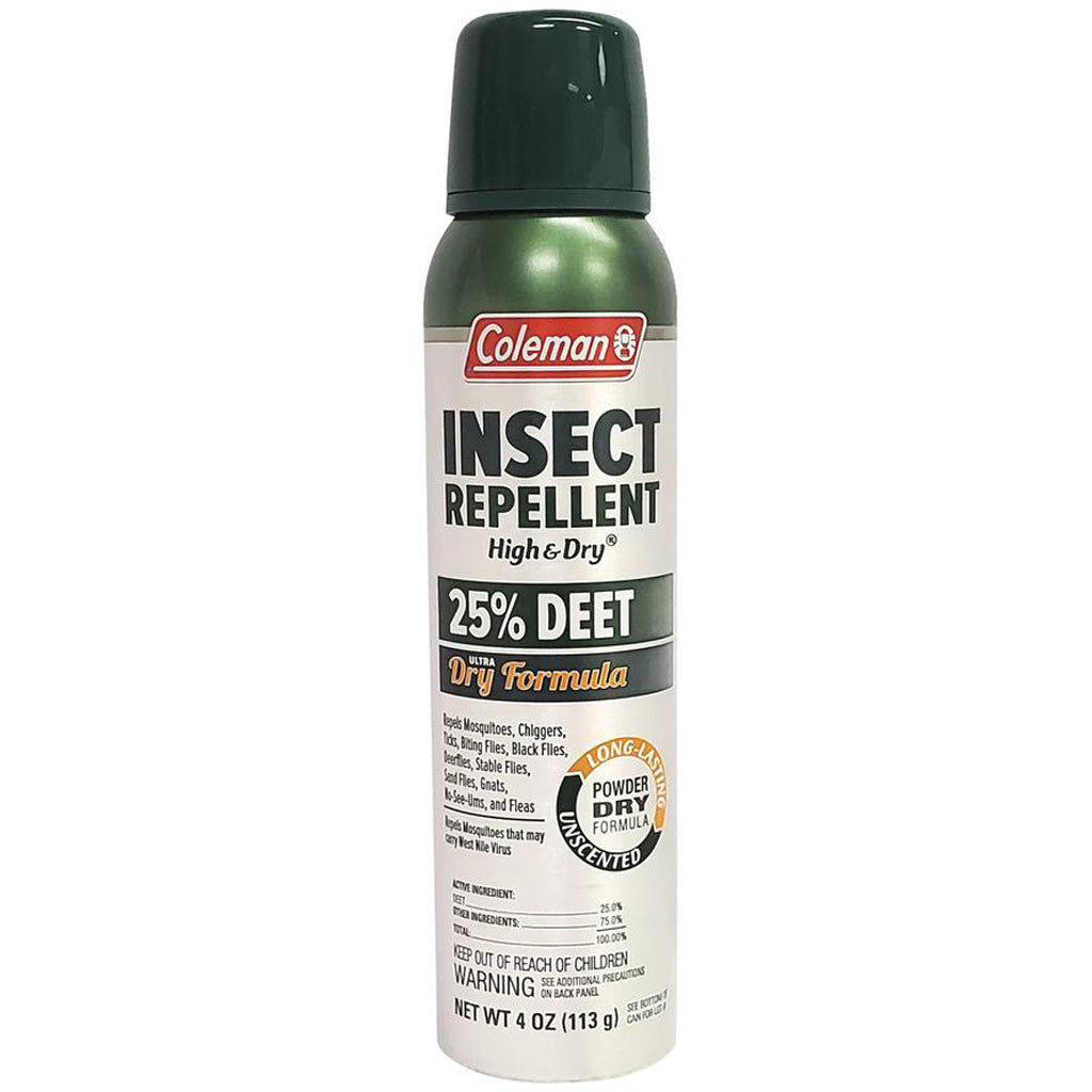 Coleman High &amp; Dry Insect Repellent 4oz - 25% Deet