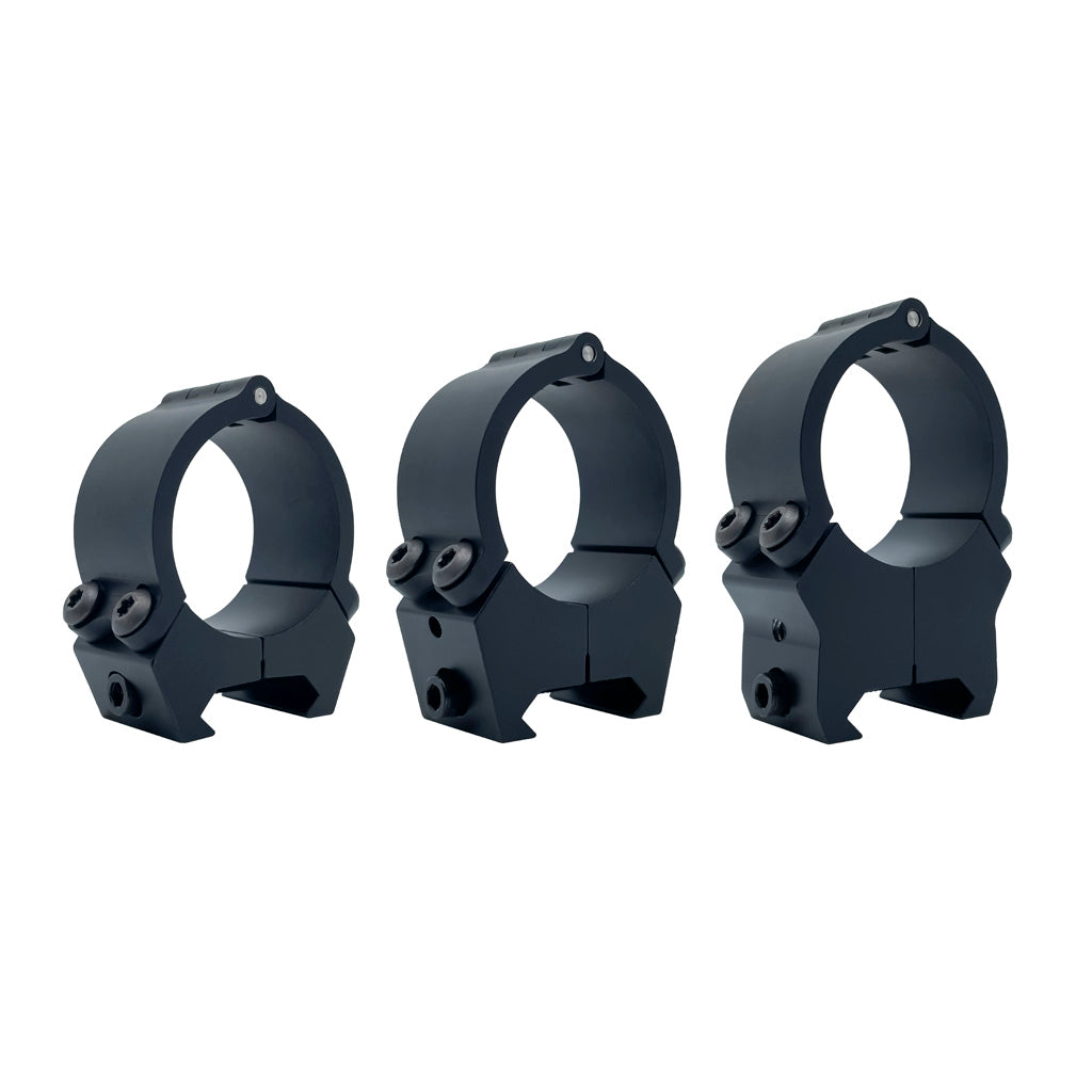 VersaRing Universal Scope Rings Black 30mm Hinge