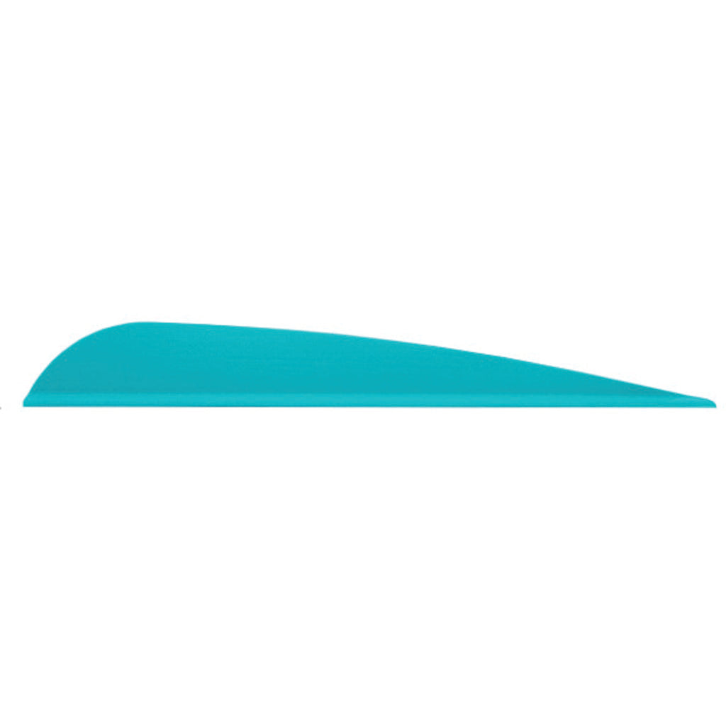 AAE Elite Plastifletch Vanes Teal 3.875 in. 100 pk.