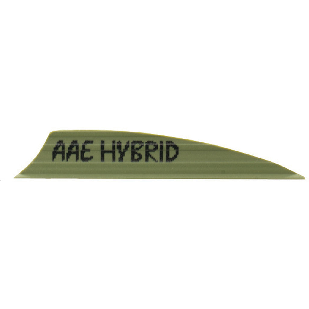 Arizona Archery Enterprises AAE Hybrid 2.0 Vanes OD Green 1.95" - 100 Pack