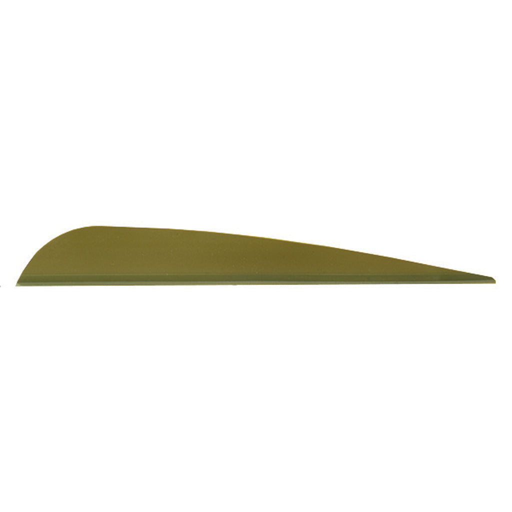 Arizona Archery Enterprises AAE Trad Vanes OD Green 5 in. - 50 Pack