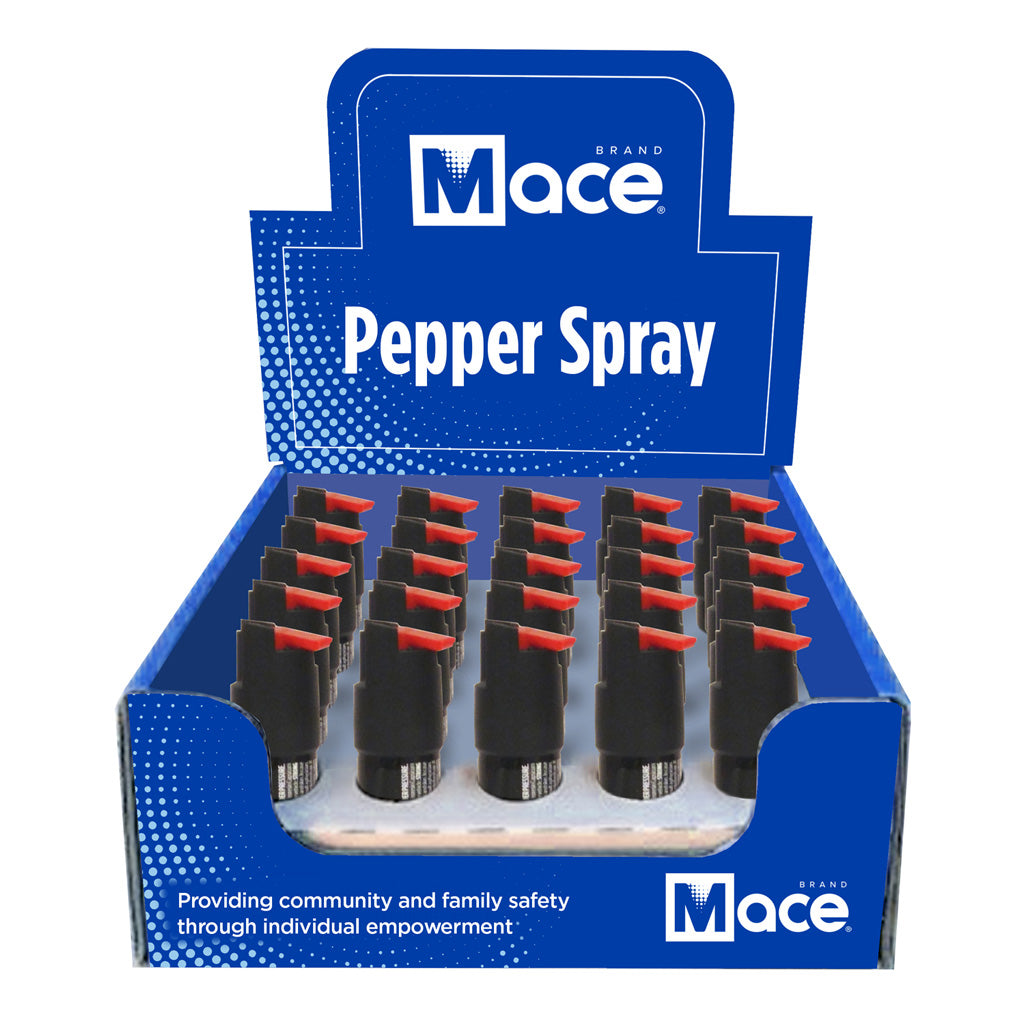 Mace Twist Lock Pepper Spray Display - 25 Units