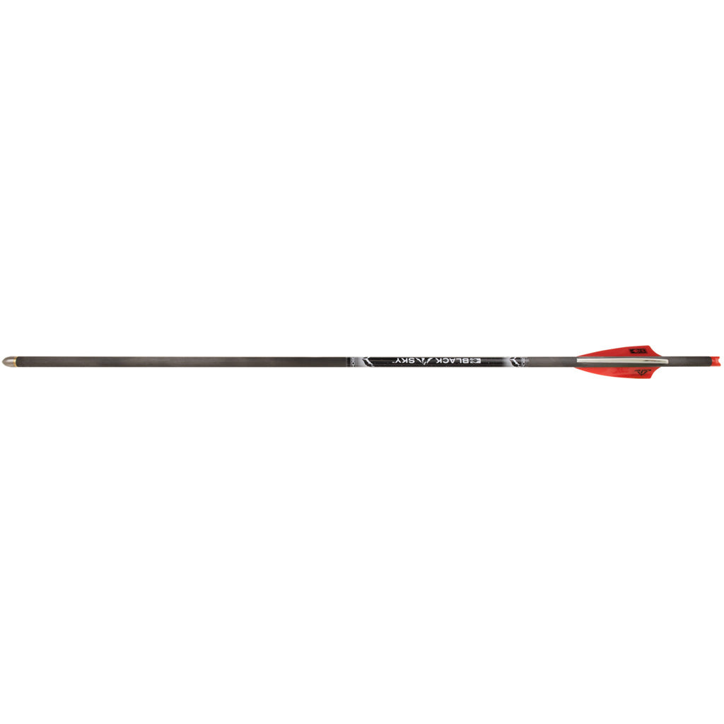 Bohning Black Sky Bolt 20 in. Red/White 2 in. Black Sky Vanes 3 pk