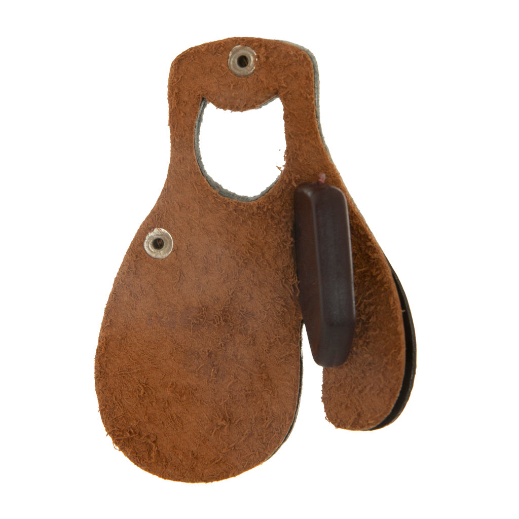 October Mountain Hair Tab Brown Small RH - Right Hand Archery Release