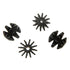 October Mountain Blackberry String Silencer Black 4 Pack - Durable and Quiet