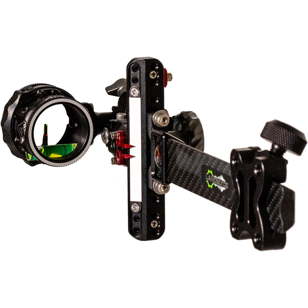 Axcel LANDSLYDE Plus Carbon Pro Slider Sight AVX-31 with Double Pin .019 - Black
