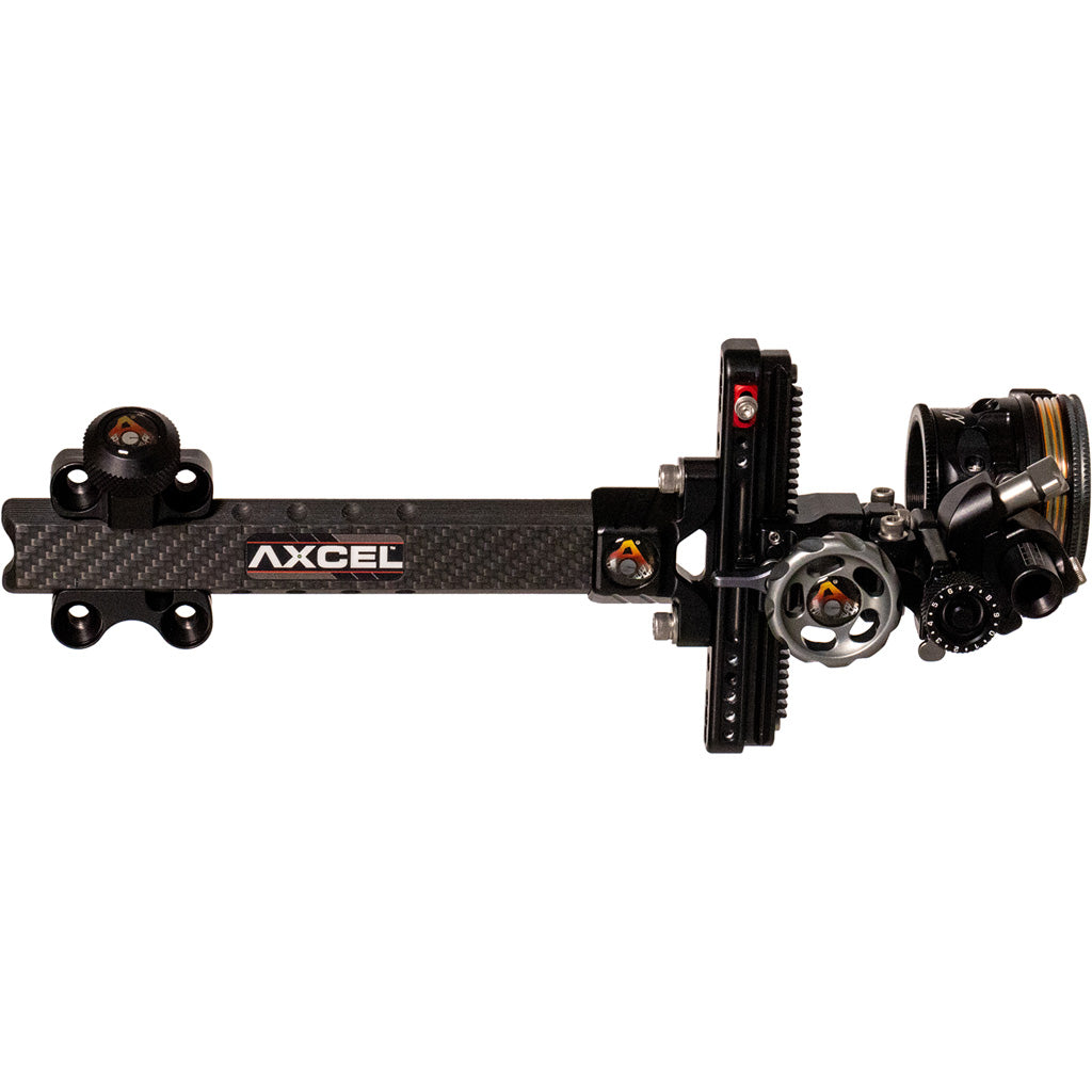 Axcel LANDSLYDE Plus Carbon Pro Slider Sight AVX-31 with Double Pin .019 - Black