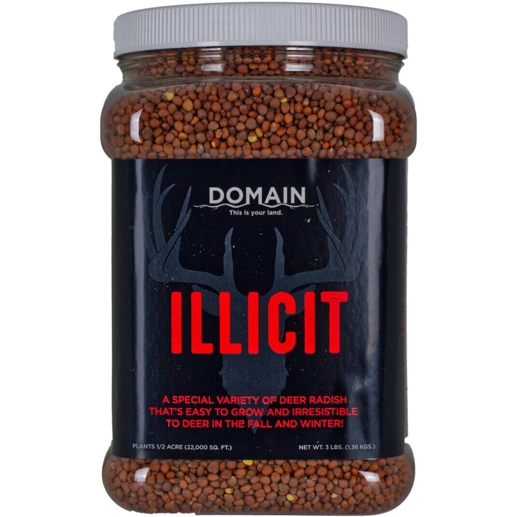 Domain Illicit Seed 1/2 Acre - Advanced Deer Radish Habitat Solution