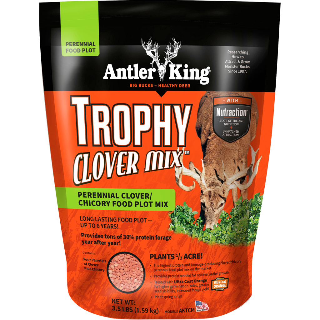 Antler King Trophy Clover Seed Mix 1/2 Acre - Premium Food Plot Blend