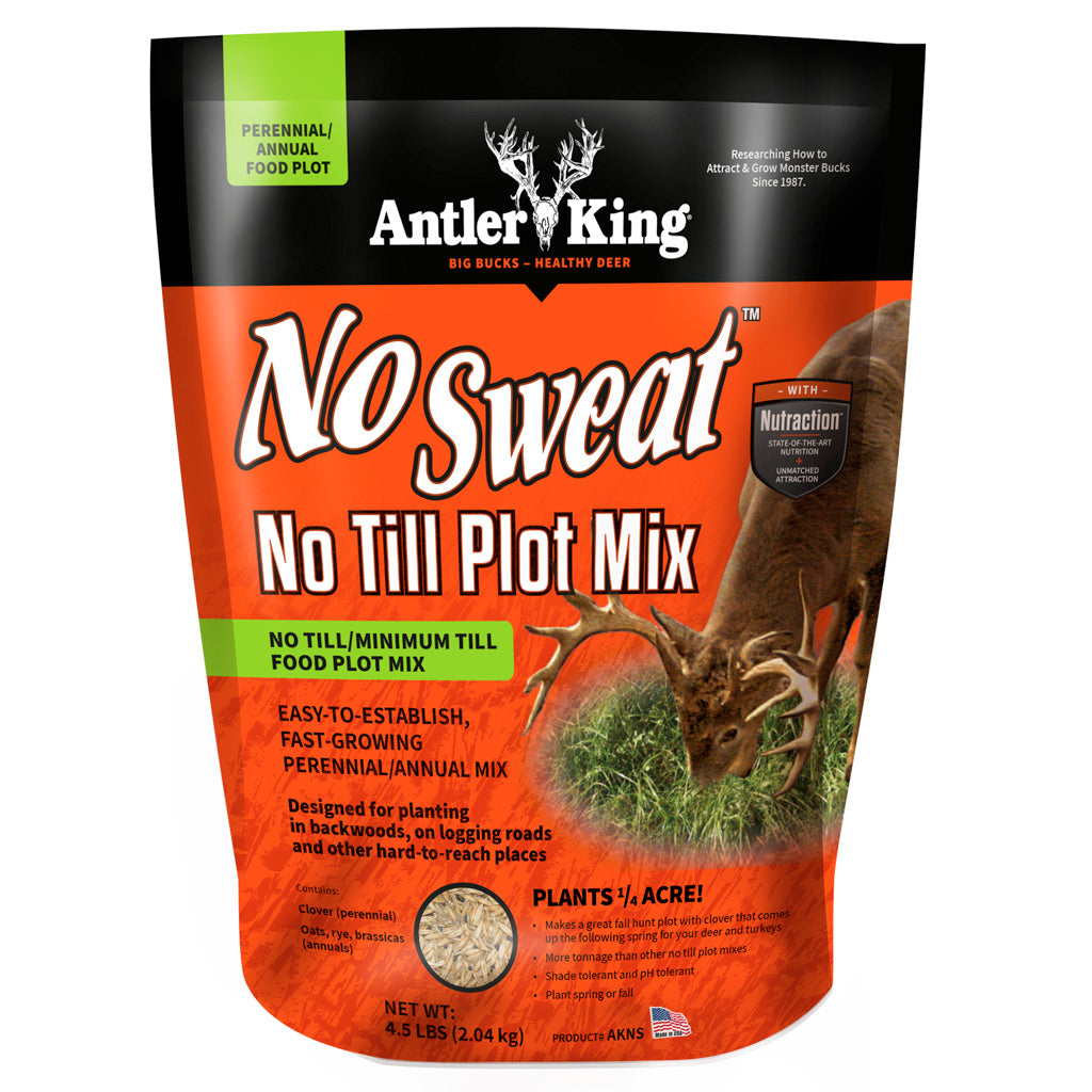 Antler King No Sweat No Till Seed 1/4 Acre - Perfect for Easy Establishment