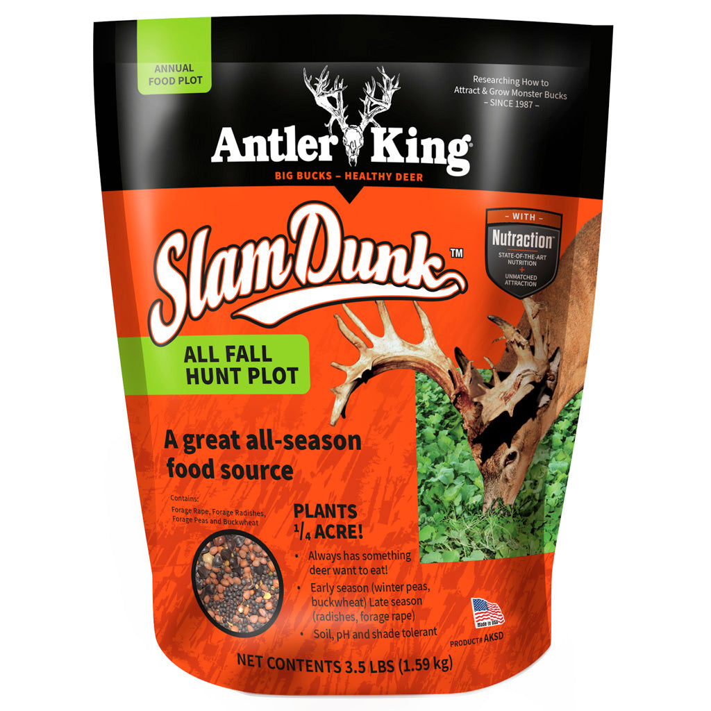 Antler King Slam Dunk Seed 1/4 Acre - Premium Deer Attractant