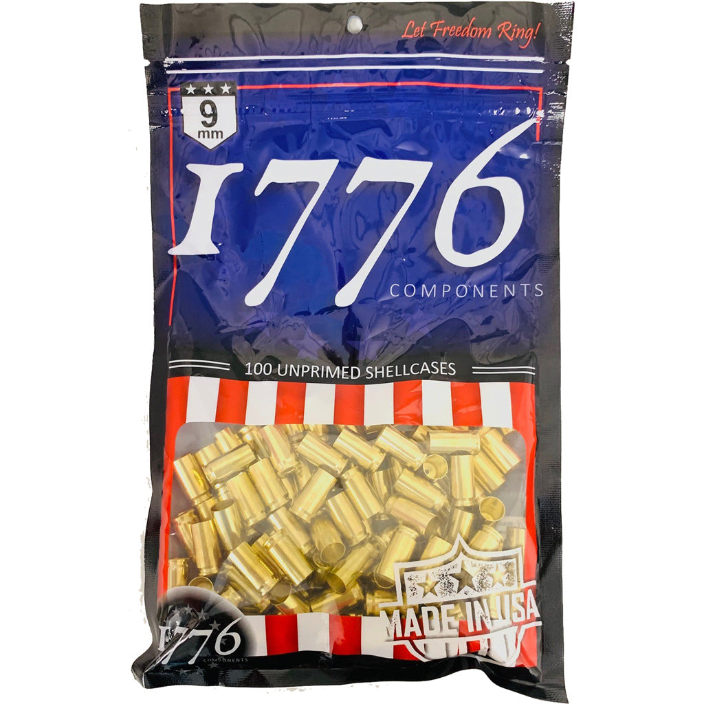 1776 USA Unprimed Brass Starter Kit 380 ACP, 40 S&amp;W, 10mm, 45 ACP 4000 PC