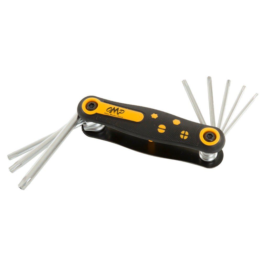October Mountain Pro Shop Torx Bit Wrench T9-T40 - 8 Piece Folding Set