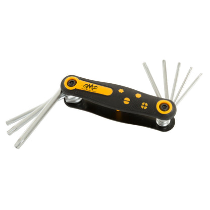 October Mountain Pro Shop Torx Bit Wrench T9-T40 - 8 Piece Folding Set