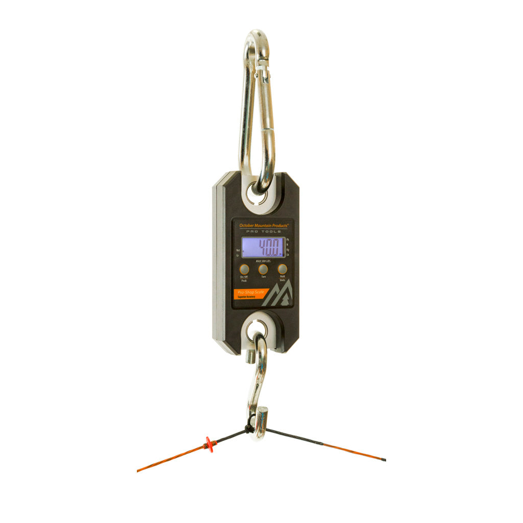 October Mountain Pro Shop Bow/Big Game Scale - 500 lb Capacity