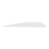 Gateway Parabolic Feathers White 5 in. RW 100 pk.