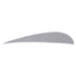 Trueflight Parabolic Feathers Grey 4 in. RW - 100 Pack