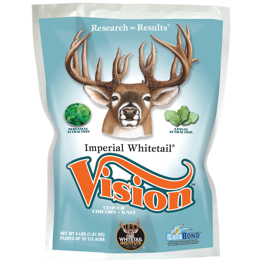 Whitetail Institute Vision Seed 4 lb - Premium Forage Seed Blend