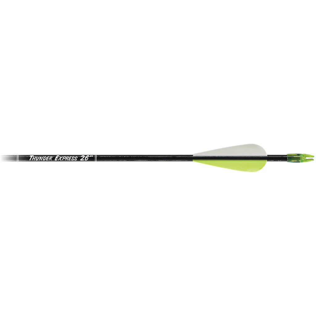 Carbon Express Thunder Express Arrows Black 26 in. 18 pk.