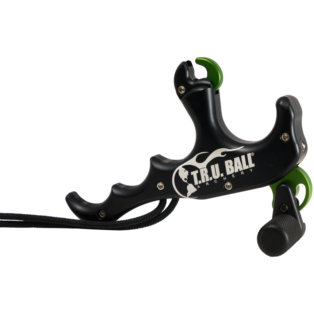 Tru Ball T-Rex Release Bone Collector 4 Finger Black