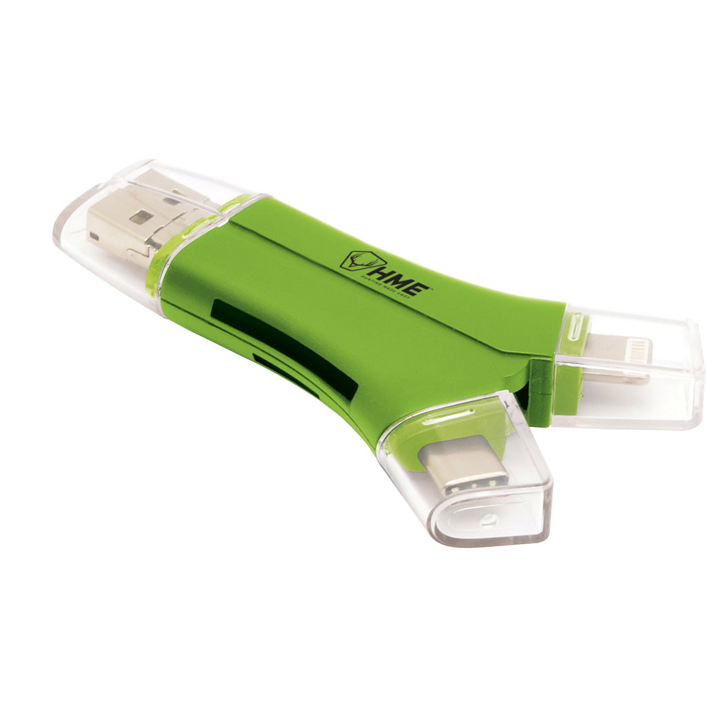 HME 4-in-1 Card Reader - Versatile Trail Camera Image Viewer