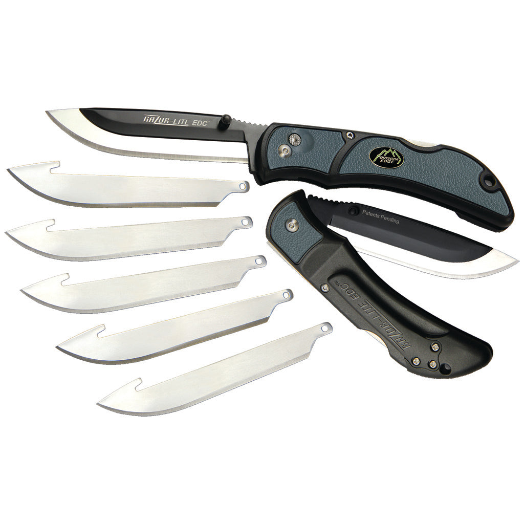 Outdoor Edge Razor-Lite EDC Knife Grey - Replaceable Blade Design