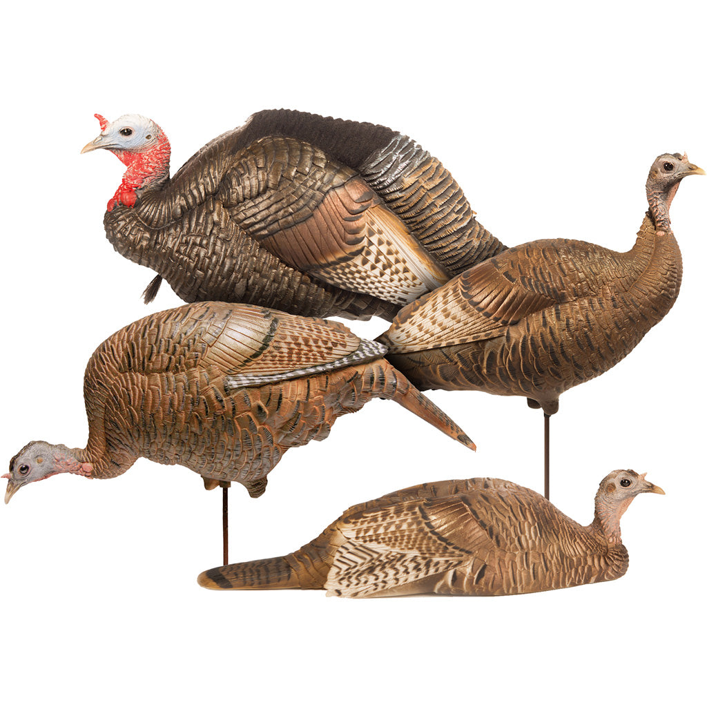 Dave Smith Decoys Turkey Flock Decoy - Realistic Turkey Decoy Set