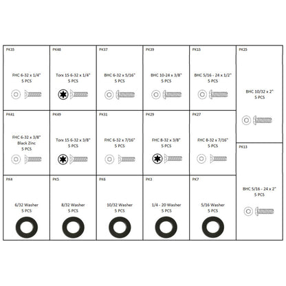 Last Chance Archery Pro Parts Kit - 440 Piece Assortment