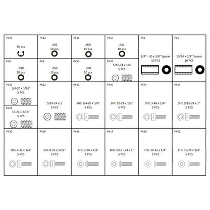 Last Chance Archery Basic Parts Kit - 310 Pieces (Part 