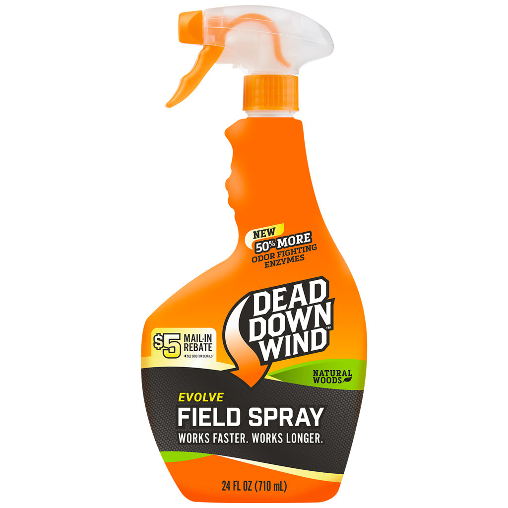 Dead Down Wind Field Spray Natural Woods 24 oz. - Enzyme Technology for Odor Elimination