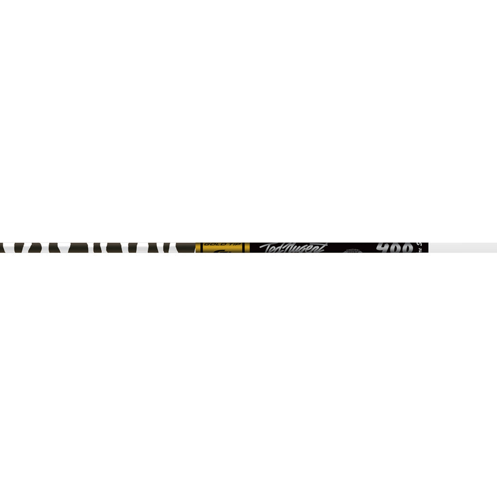 Gold Tip Ted Nugent White 300 Arrow Shafts - 1 Dozen