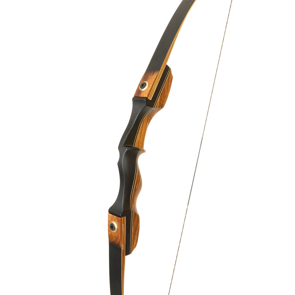 October Mountain Sektor Recurve Bow 62" 35 lbs LH - Premium Zebrawood