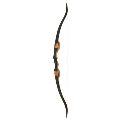 October Mountain Sektor Recurve Bow 62 in. 40 lbs. RH - Premium Zebrawood Design