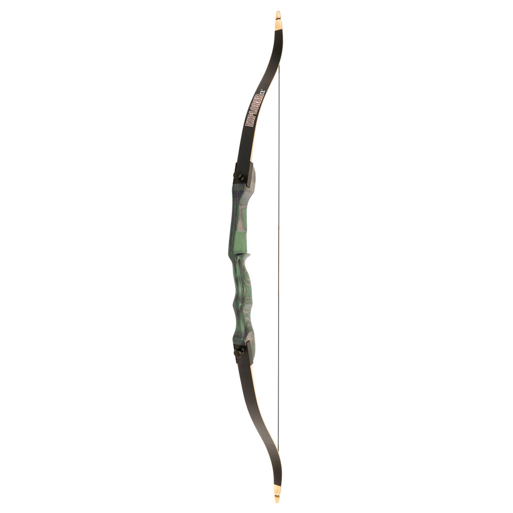October Mountain Explorer CE Recurve Bow Green 54 in. 28 lbs LH - OMP2155428
