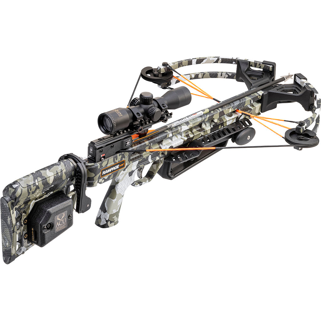 Wicked Ridge Rampage XS Crossbow Package ACUdraw Peak Camo