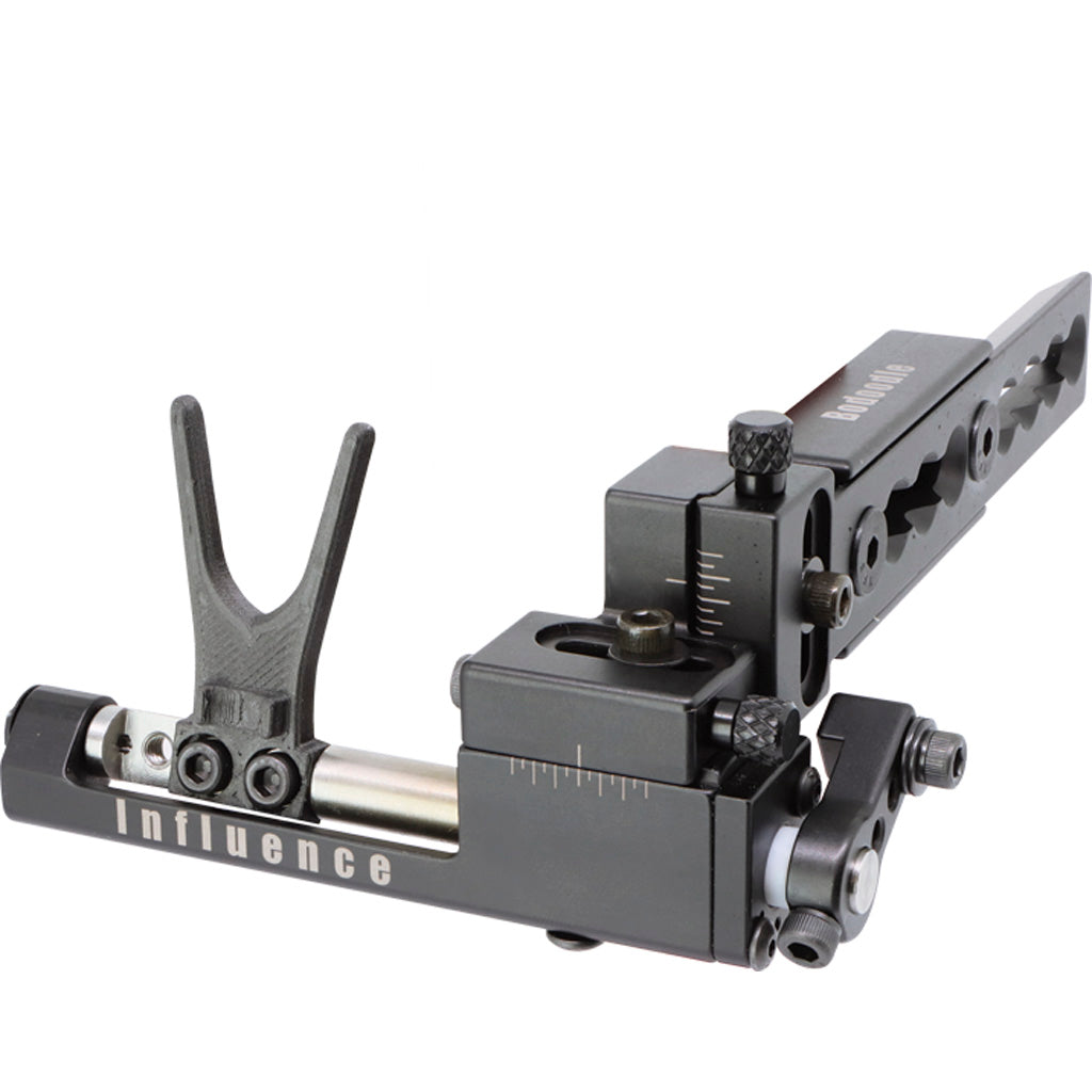 Specialty Archery Influence Arrow Rest Deluxe Kit w/Extension and Double Berger Hole LH