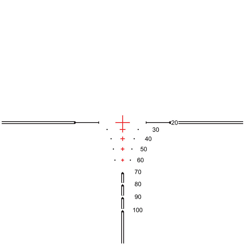 Hawke XB30 Pro Crossbow Scope 1-5x24 Illuminated Reticle