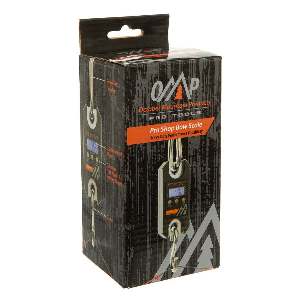 October Mountain Pro Shop Bow/Big Game Scale - 500 lb Capacity