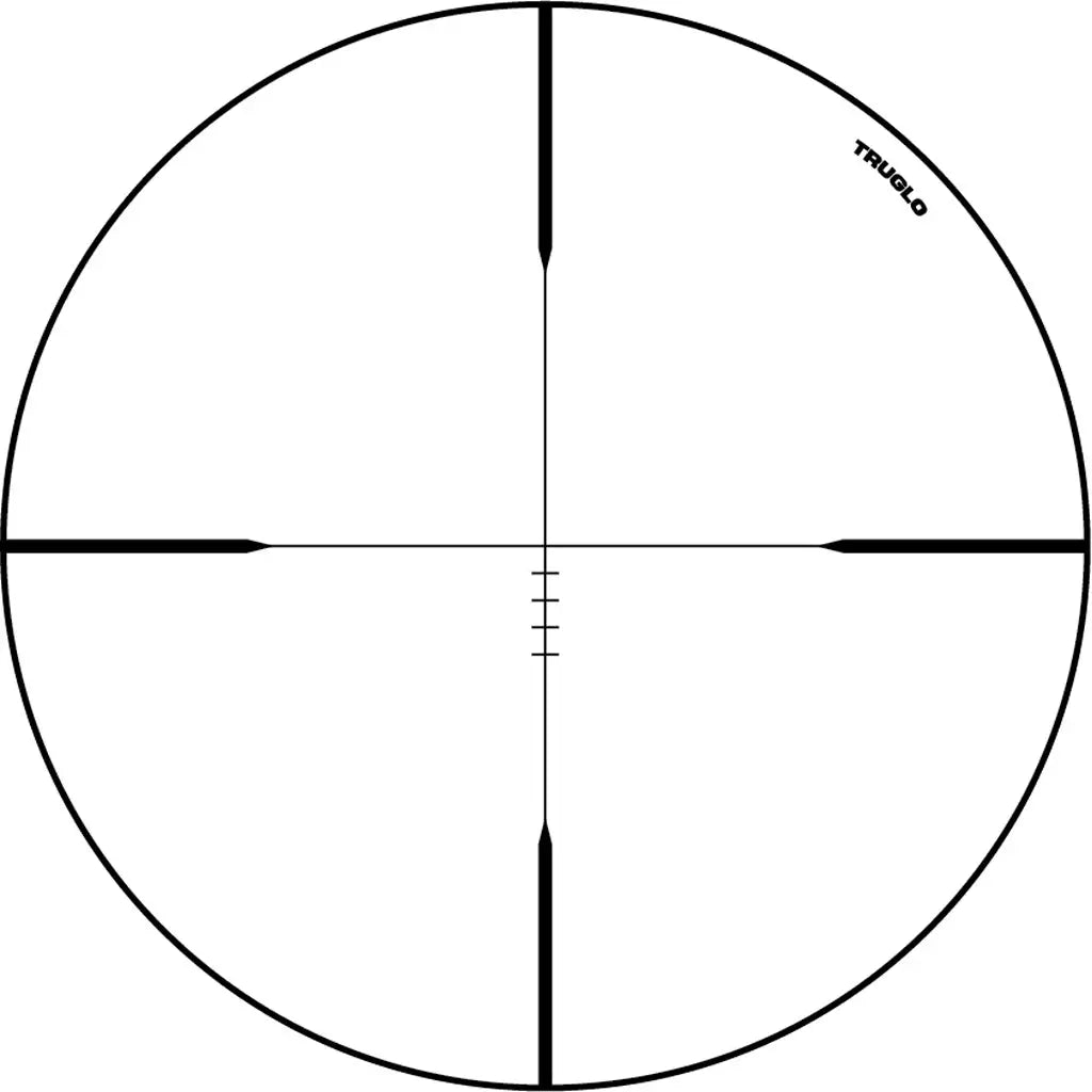TruGlo Nexus Rifle Scope Black 4-12x44 BDC Reticle - Precision Optics for Every Shooter