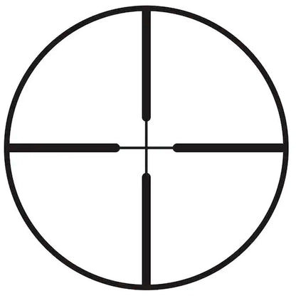 TruGlo Buckline Rifle Scope Black 4x32 - Precision Optics for Every Shooter