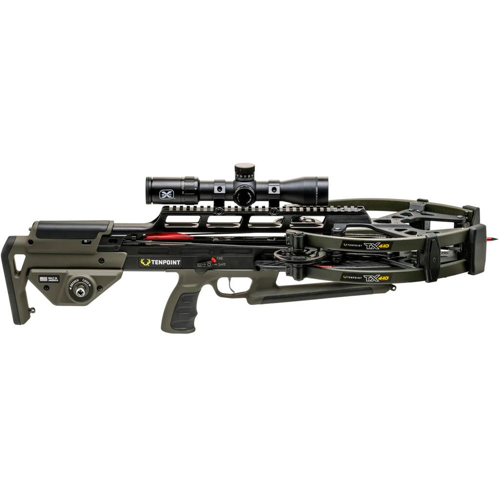 TenPoint TX440 Crossbow Package ACUslide MAXX Moss Green